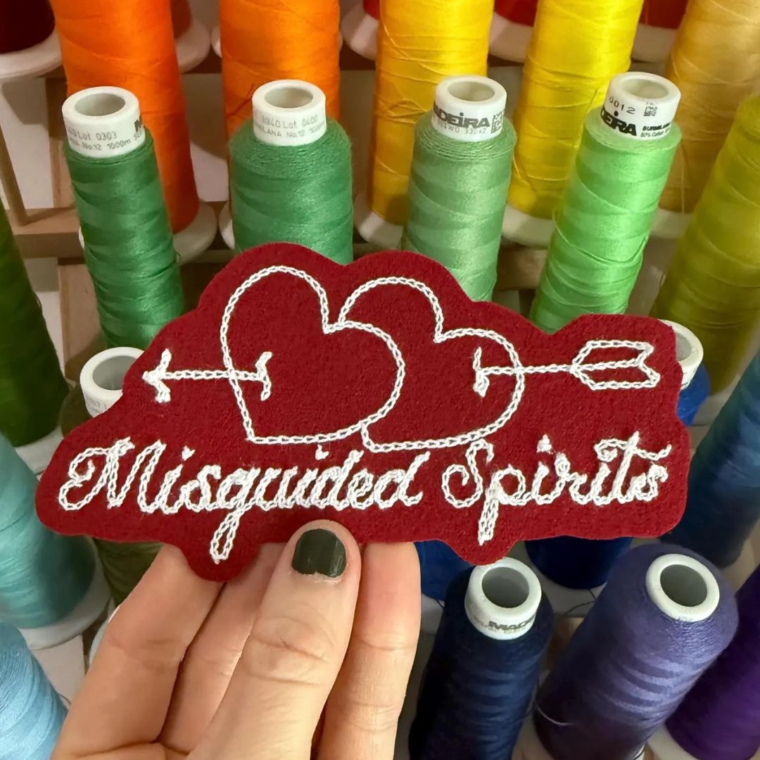 Custom Heart With Arrow Name Patch