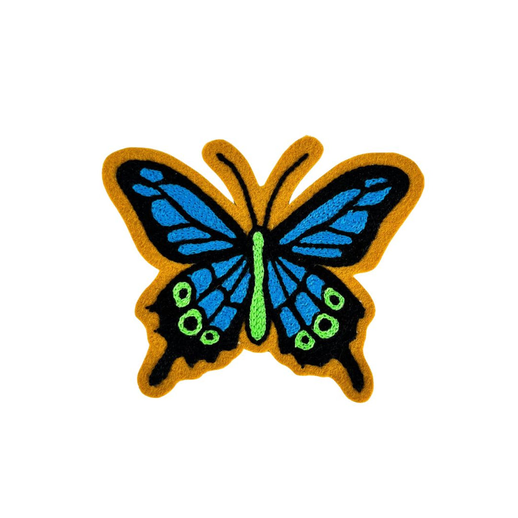 Butterfly Chainstitch Patch