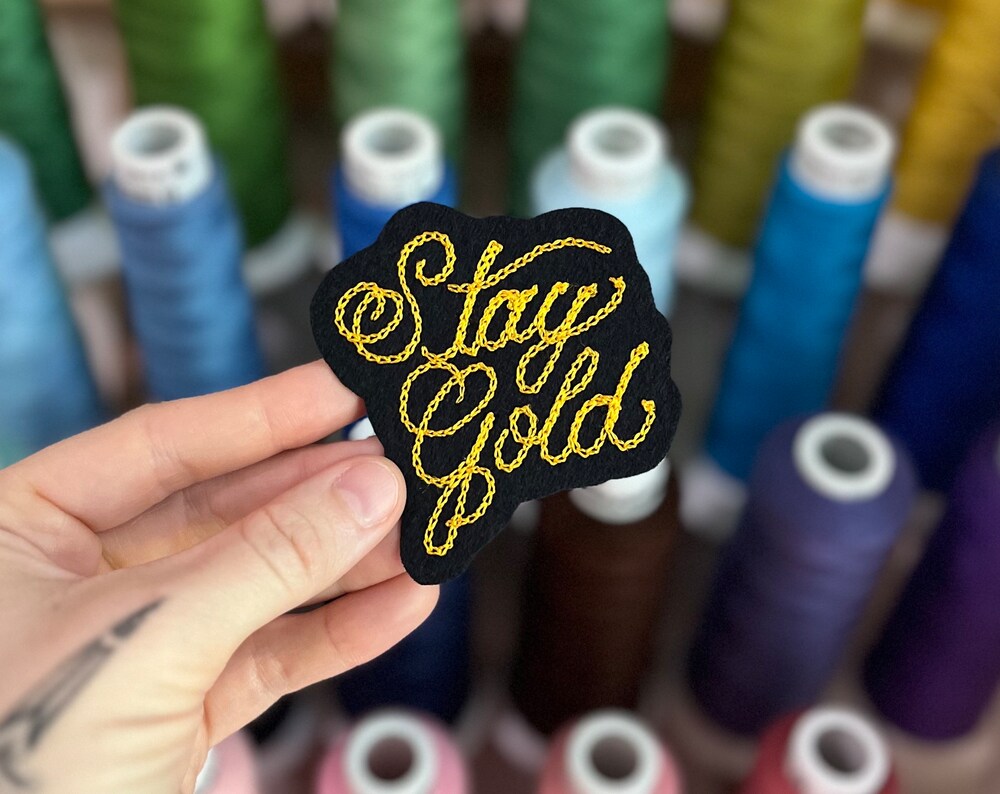 Custom Iron On Name or Phrase Patch