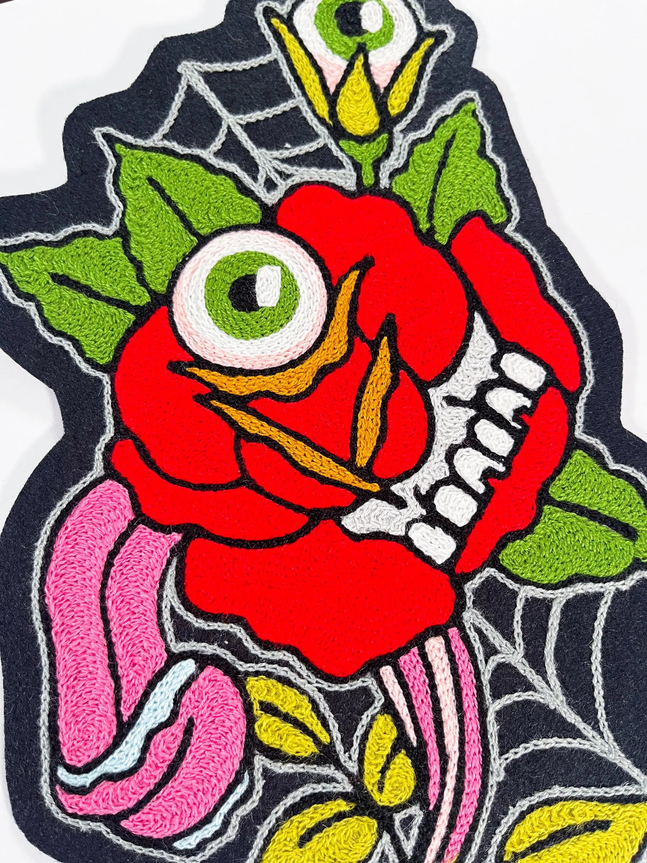 Rose Monster Mashup Back Patch