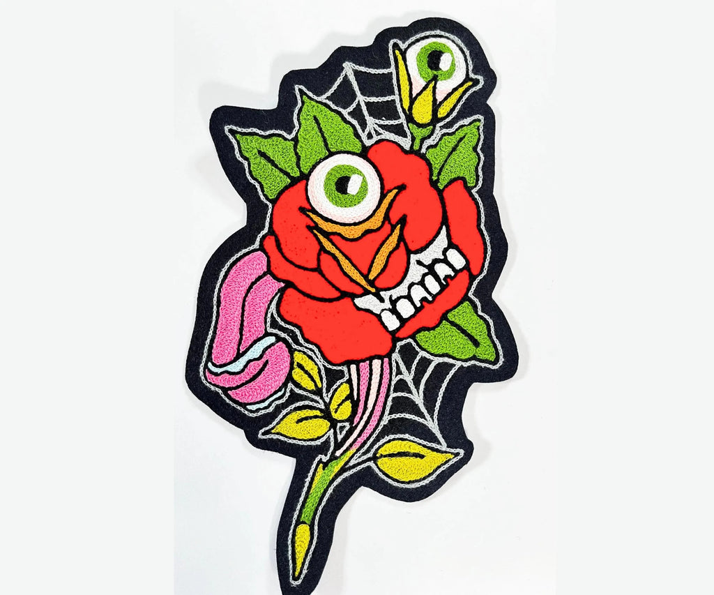 Rose Monster Mashup Back Patch