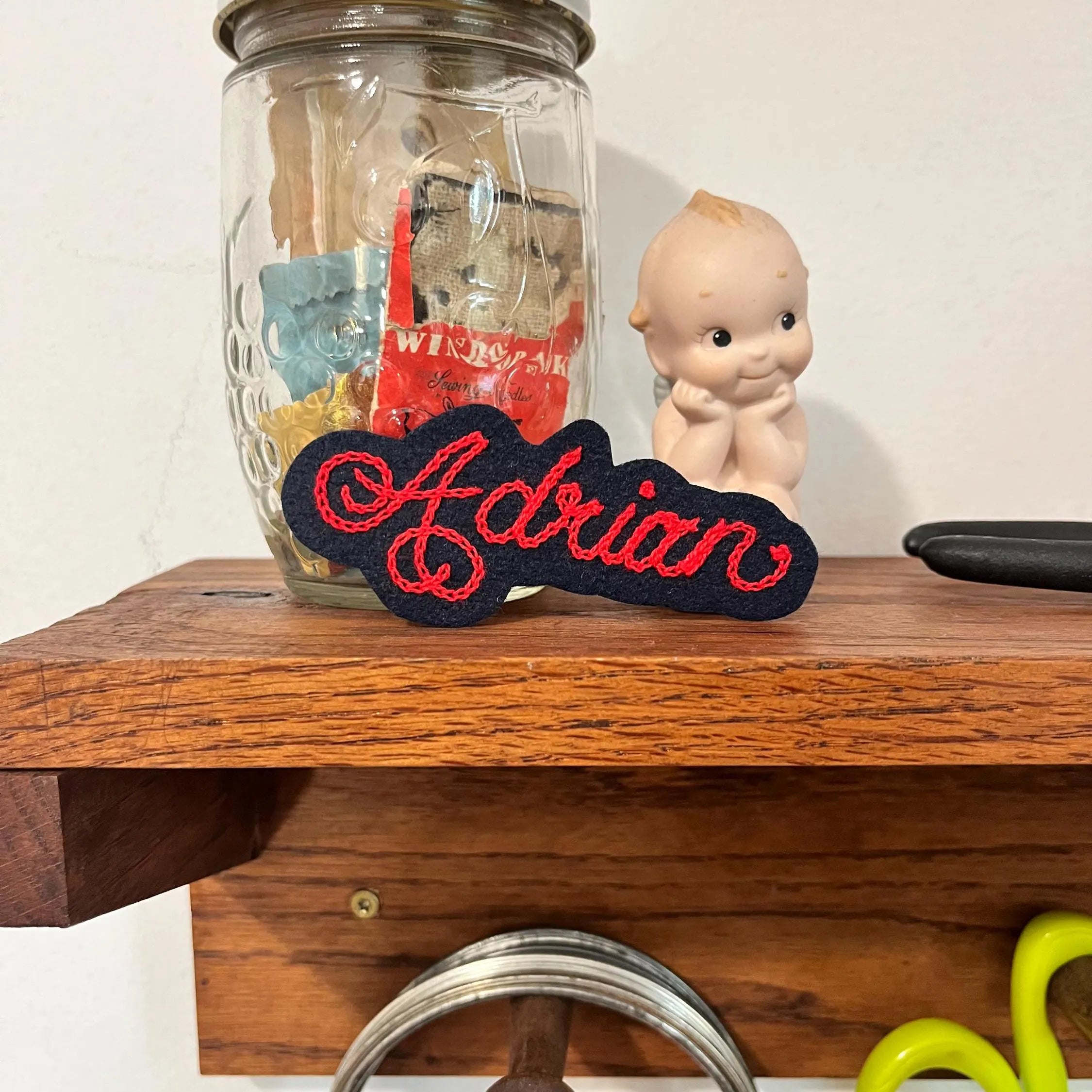 Custom Iron On Name or Phrase Patch