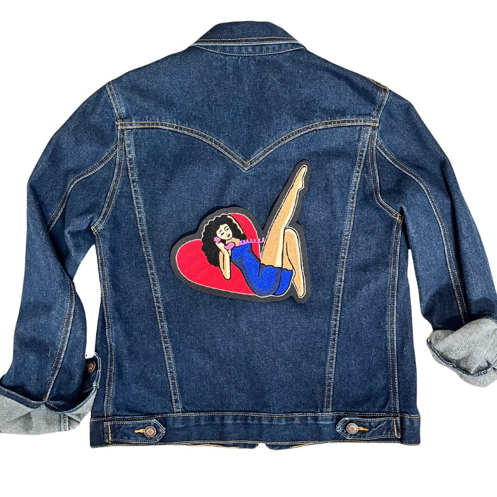 Hanging On The Telephone Pinup Back Patch