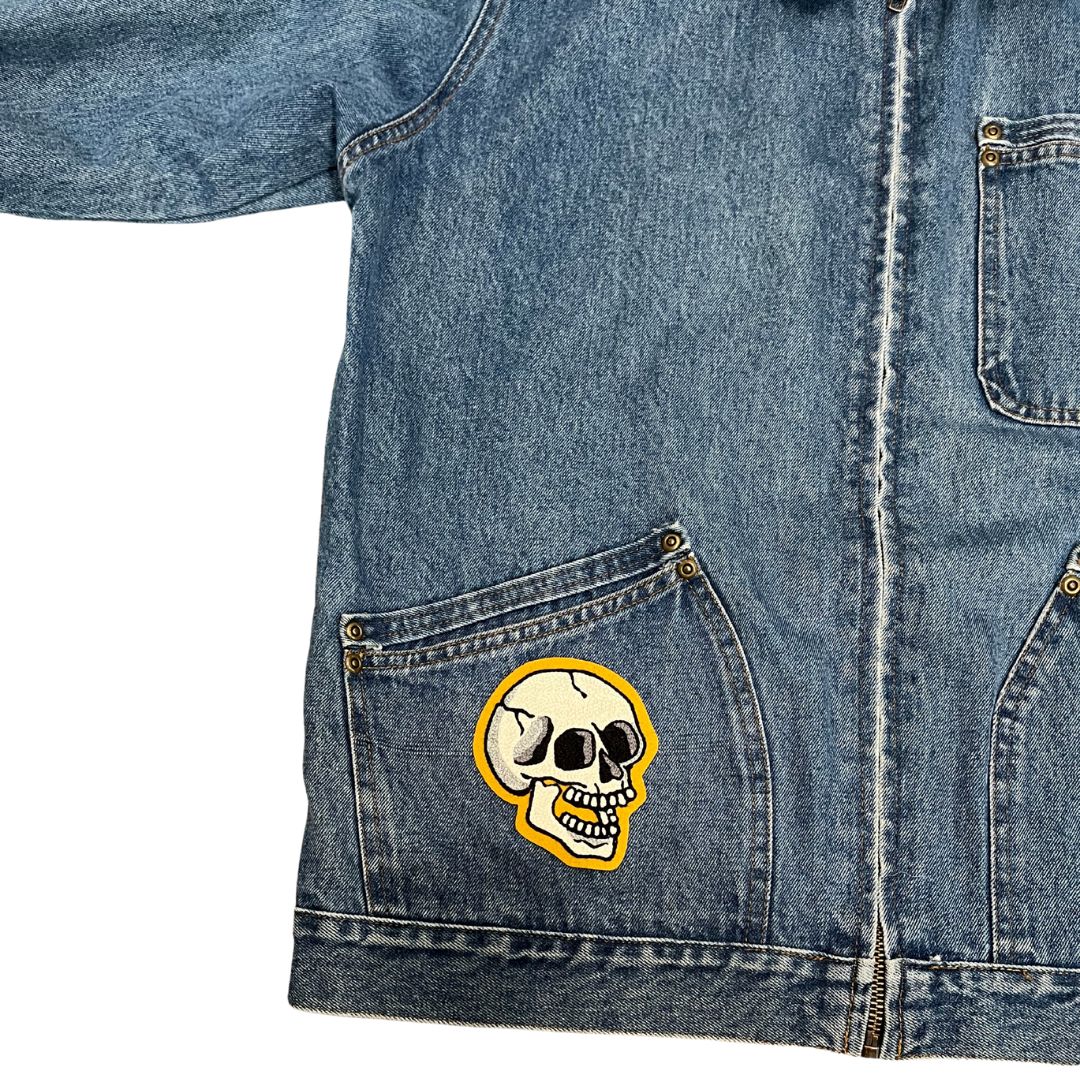 Skull Chainstitch Patch