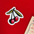 Cherry Chainstitch Patch