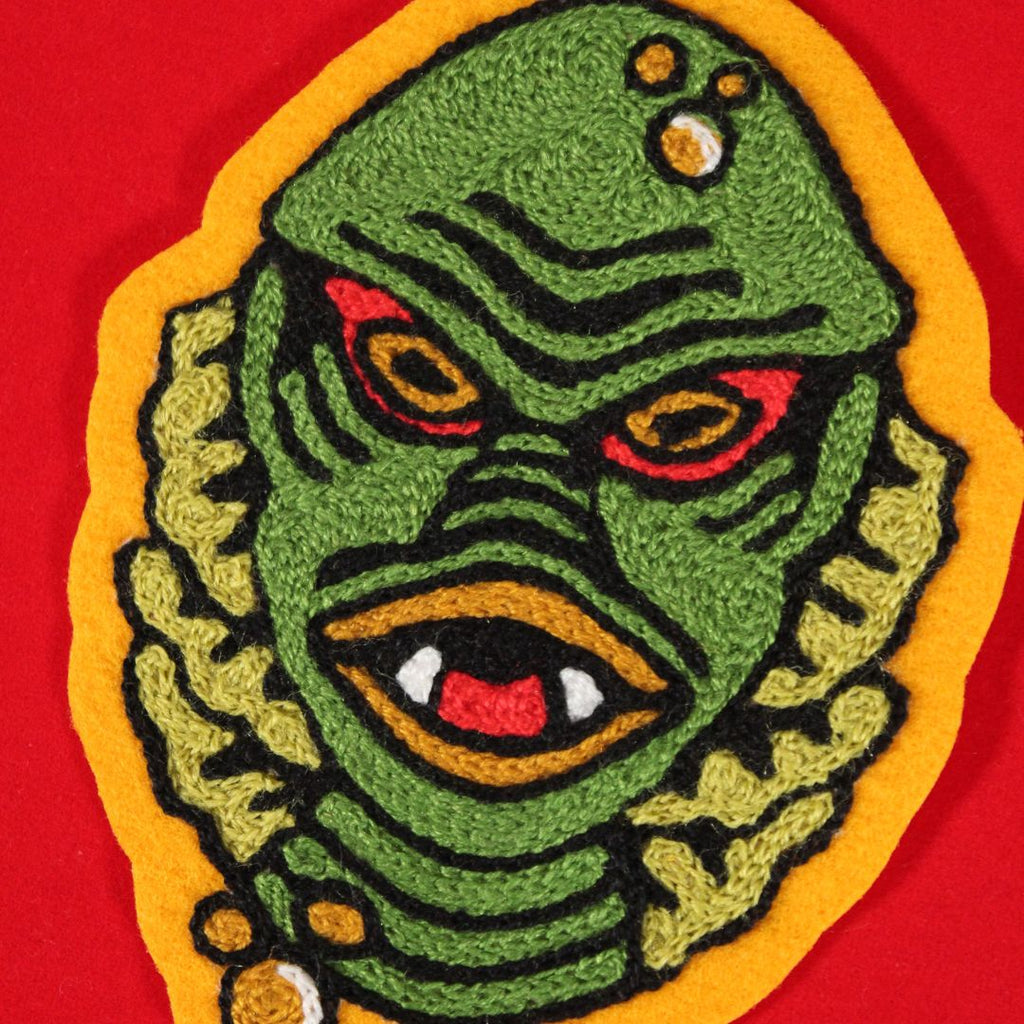 Swamp Monster Chainstitch Patch
